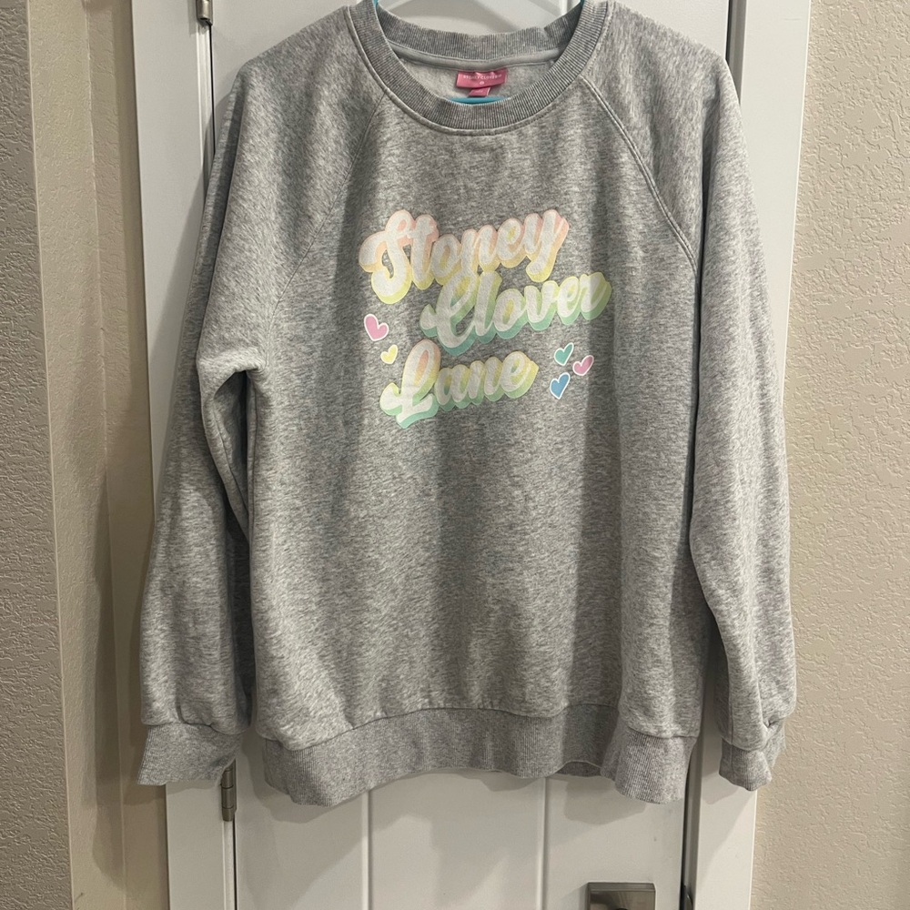 Stoney Clover Lane x Target Gray Crewneck Sweater